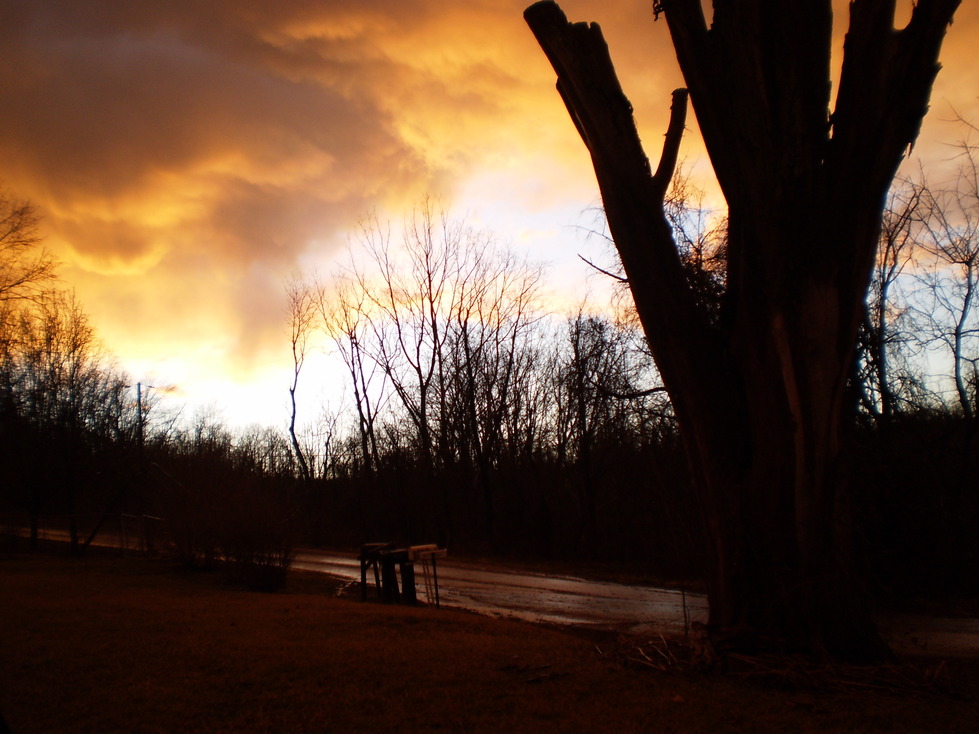 Chesapeake, OH: This was taken after the really bad thunderstorm that knocked out everyones power in '09.