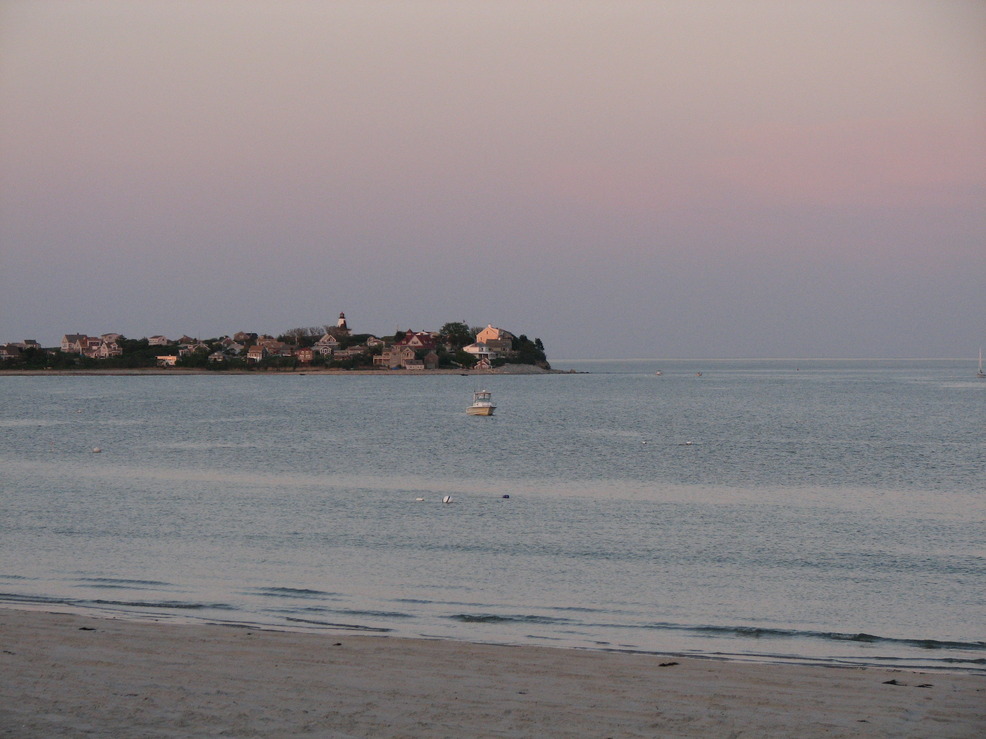 Plymouth, MA: Gurnet Point at Dusk from Saquish