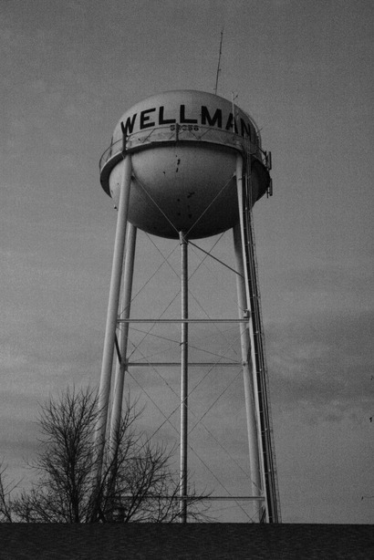 Wellman, IA: The Water Tower in Wellman, IA.