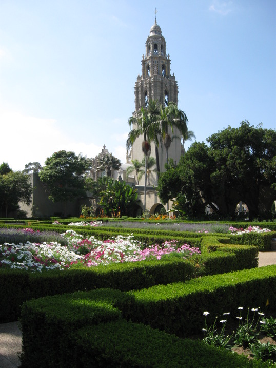 San Diego, CA: This picture in Alcazar Garden at Balboa Park summed up our experience