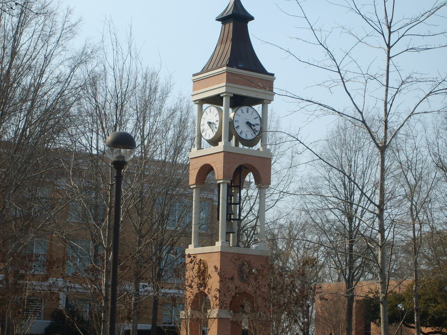 Huntsville TX Sam Houston State University Clock Tower Photo 