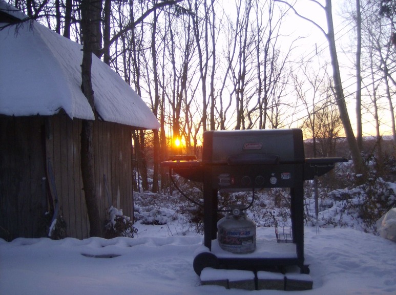 Levittown, PA: holly hills sunrise after our second big snow right as we entered february 2010! extremem bbq anyone?