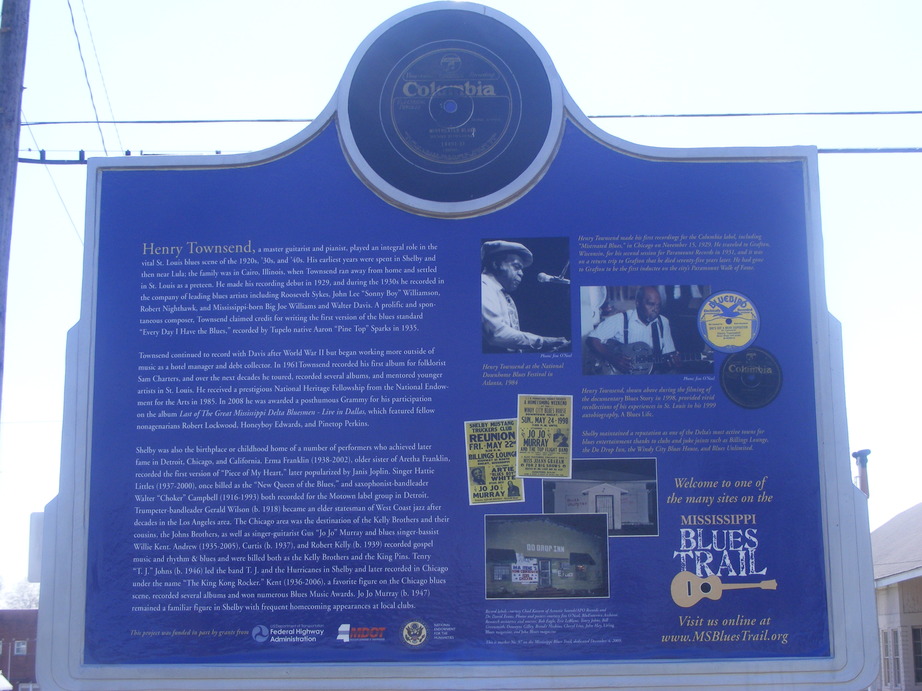 Shelby, MS: Another view of the historical blues marker