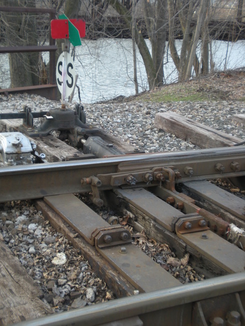 Sharon, PA: Train Bridge in downtown Sharon