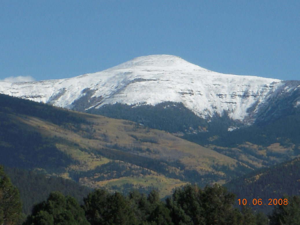 Penasco, NM La Jicarita Peak (Winter 2008) Featured on KRQE Weather Pics photo, picture, image