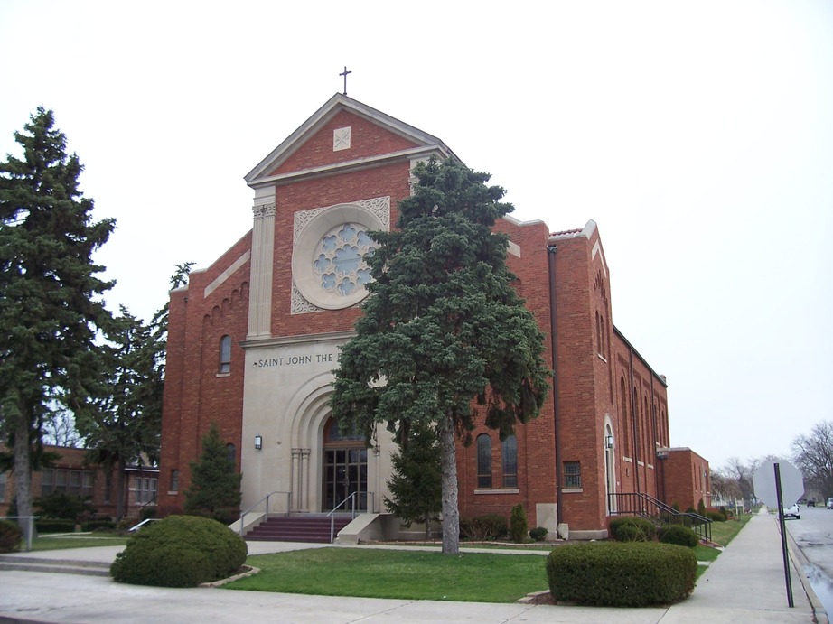 Harvey, IL: St John the Baptist Church was founded by Polish Catholics and this most recent building was finished in 1958