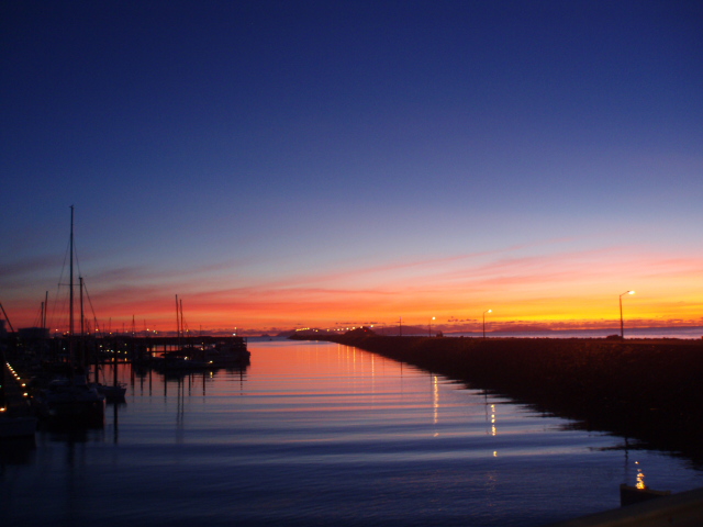 Mackay, ID : Mackay Harbour looking out over the Coral Sea...The Great ...