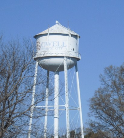 Lowell, NC: Lowell Water Tower