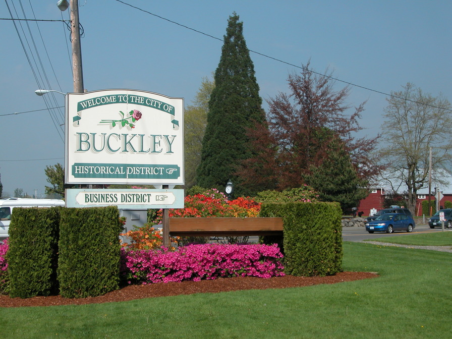Buckley, WA: Entry to Buckley