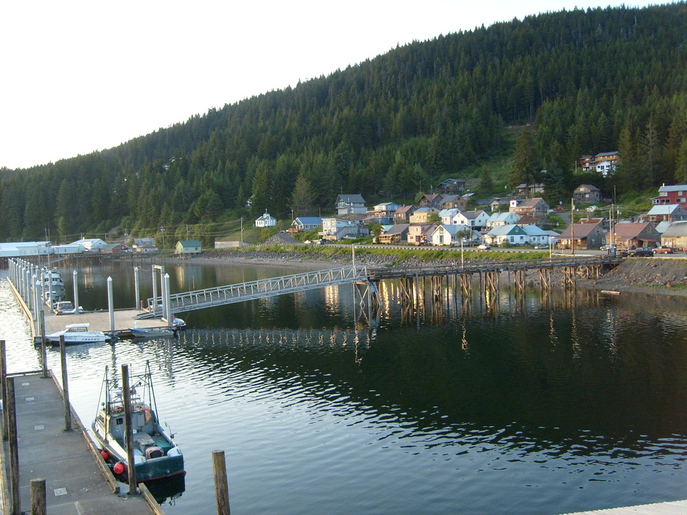 Hoonah, AK Down town Hoonah From the Hoonah Cold Storage Dock photo