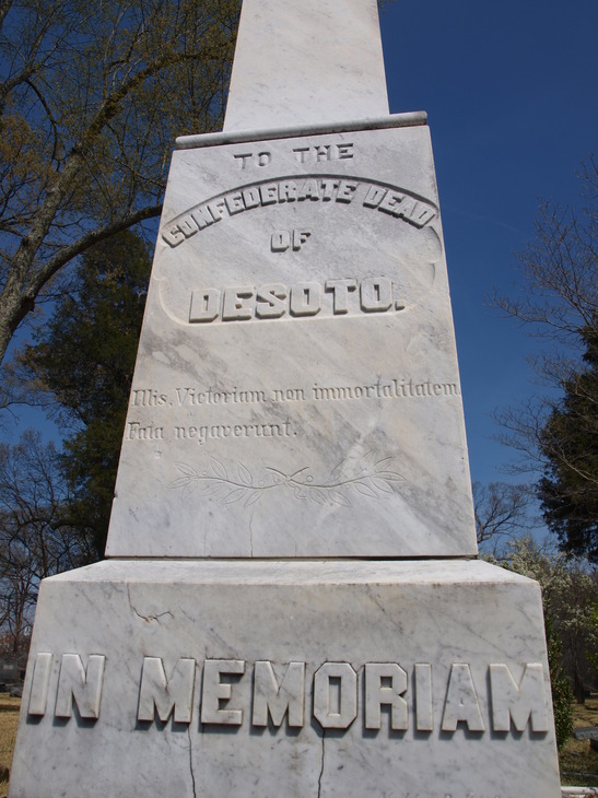 Hernando, MS: Confederate War memorial, Hernando Cemetary
