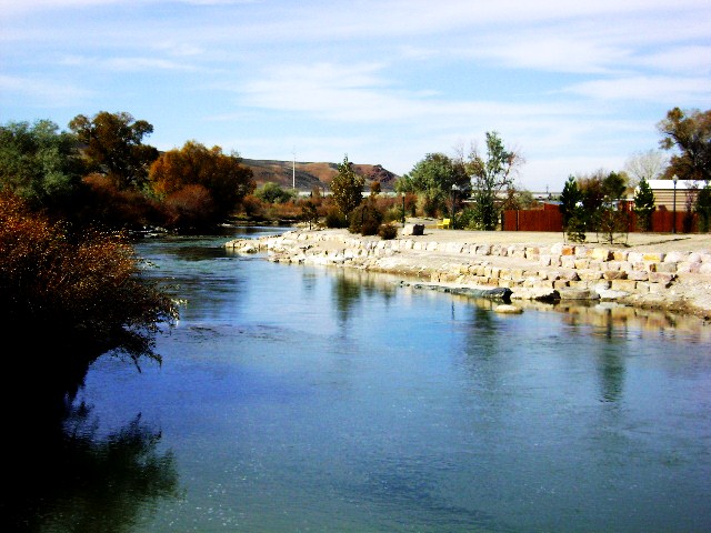 Green River, WY: Green river Expadition Island.