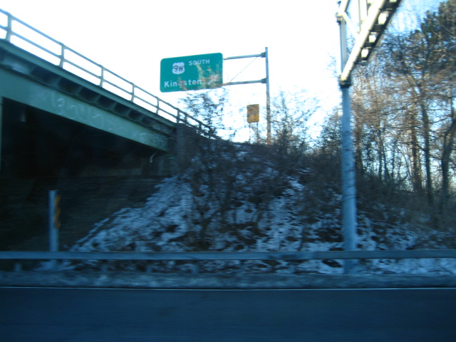 Kingston, NY: road sign