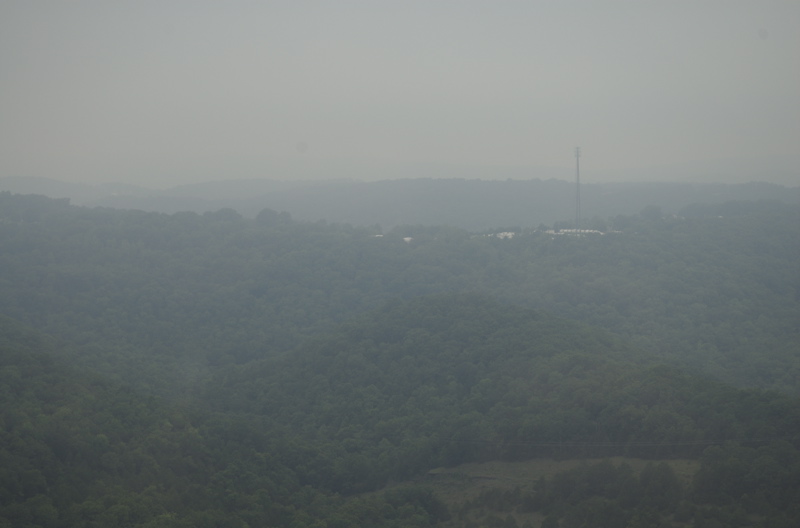 Branson, MO: Foggy morning mountains