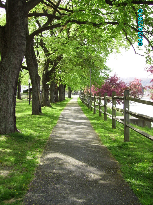 Clearfield, PA: Path in the park by the river