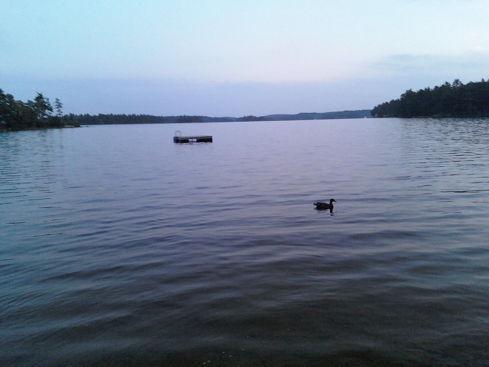 Damariscotta, ME: a calm evening at lakehurst camps :)