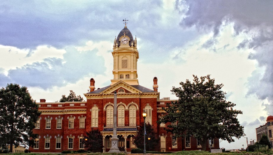 Monroe, NC : Monroe Courthouse in the early evening. photo, picture ...