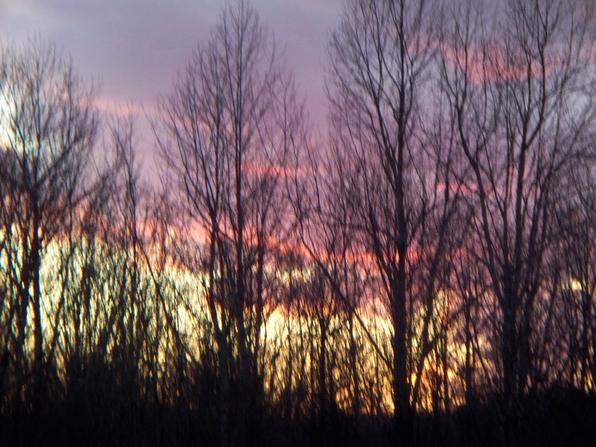 Craigsville, WV: sunset at home