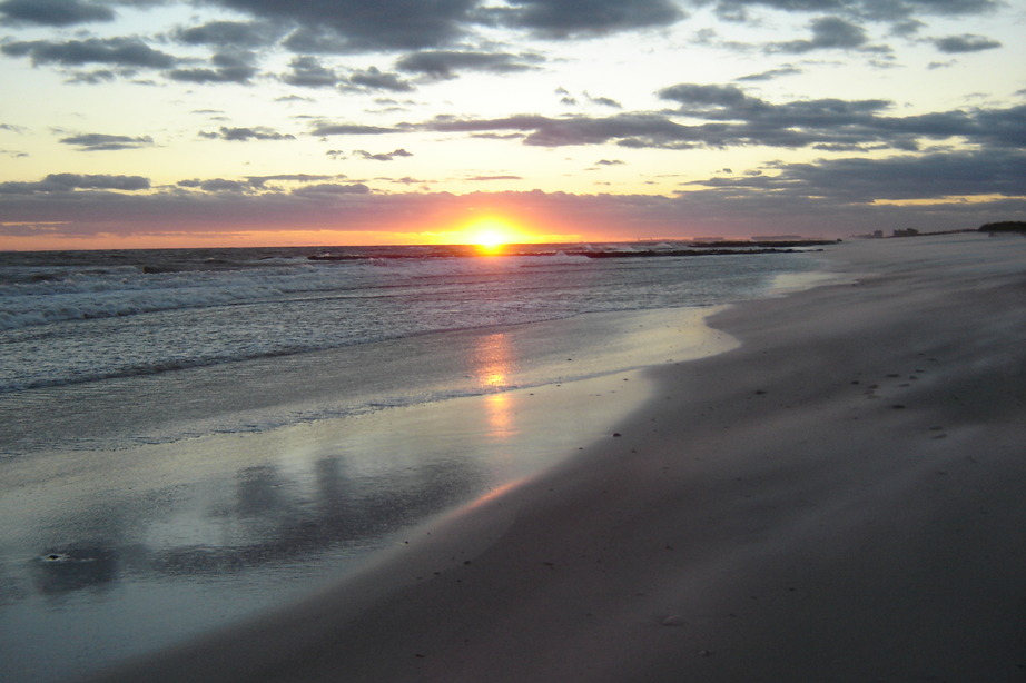 East Atlantic Beach, NY Sunset in the summer photo, picture, image