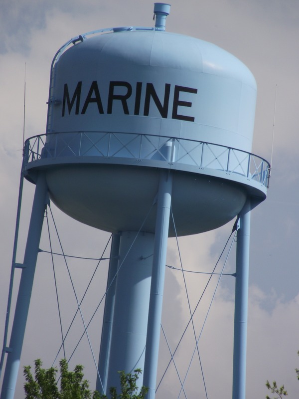 Marine, IL: Marine Water Tower
