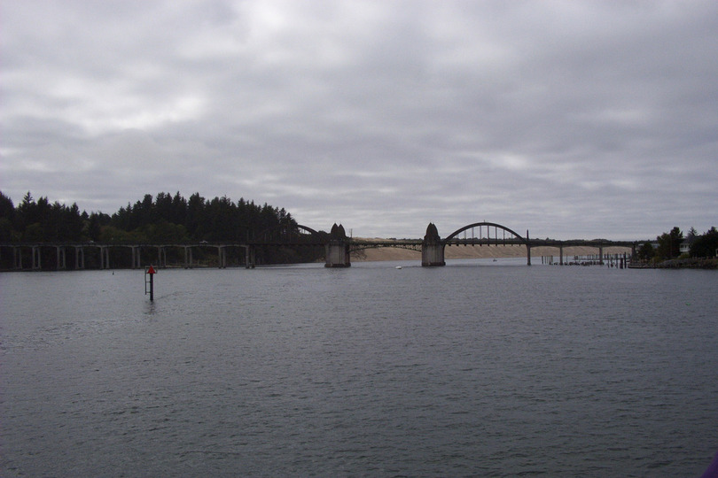 Florence, OR: Siuslaw River Bridge in Florence, OR