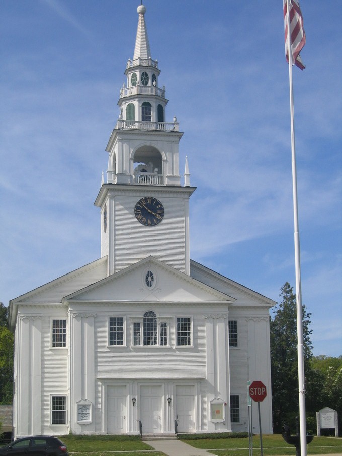 Hancock, NH: Church with Paul Revere Bell, Hancock, NH