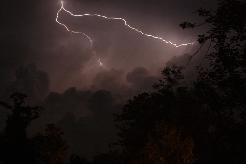 Lumberton, MS: Lightning Storm