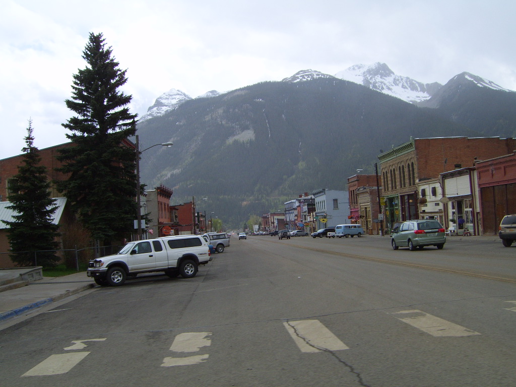 Silverton, CO: view from the main street
