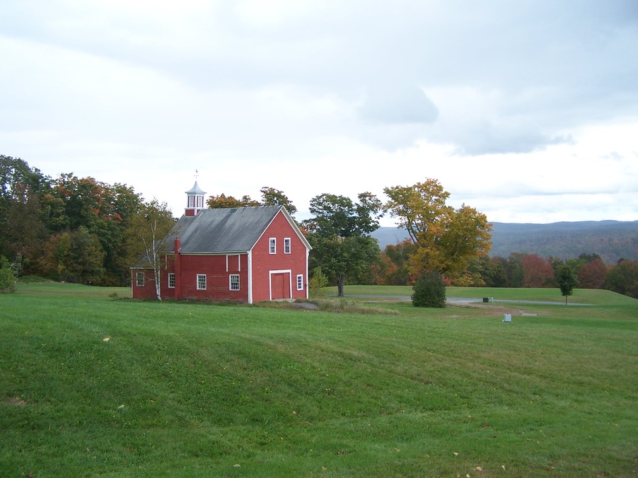 Grantham, NH Grey Ledges Red Barn photo, picture, image (New