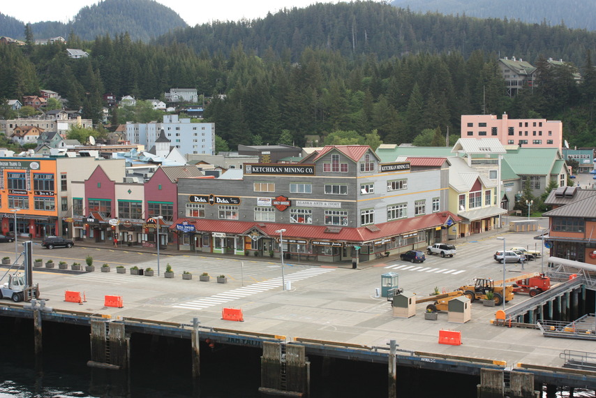 Ketchikan, AK Downtown Ketchikan from NCL Star photo, picture, image