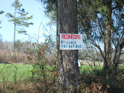 Cleveland, TN: Redneck Dance Sign