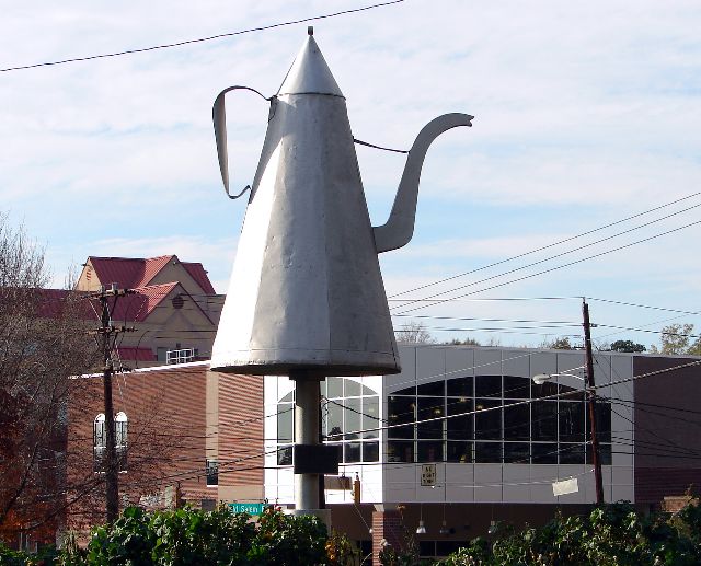 Winston-Salem, NC: Winston-Salem famous coffee pot