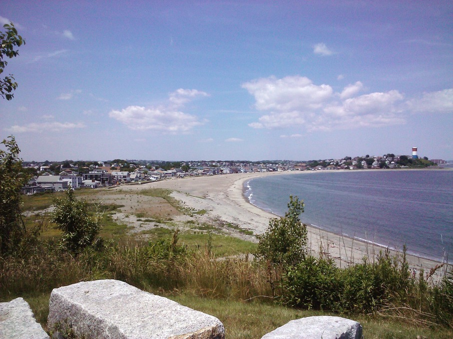 Winthrop, MA: View from Deer Island trail