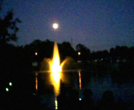 Ridley Park, PA: 7/5/09 at East Lake Park in Ridley Park, just before fireworks began.