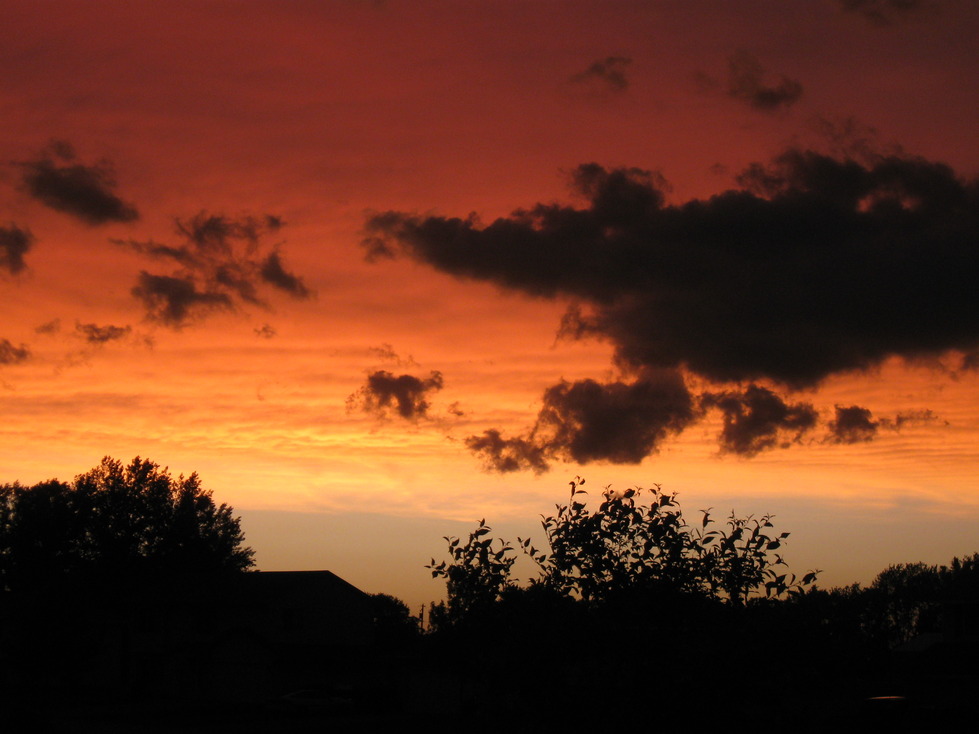 Green Isle, MN Brilliant Sunset Over Green Isle, Following a Day of