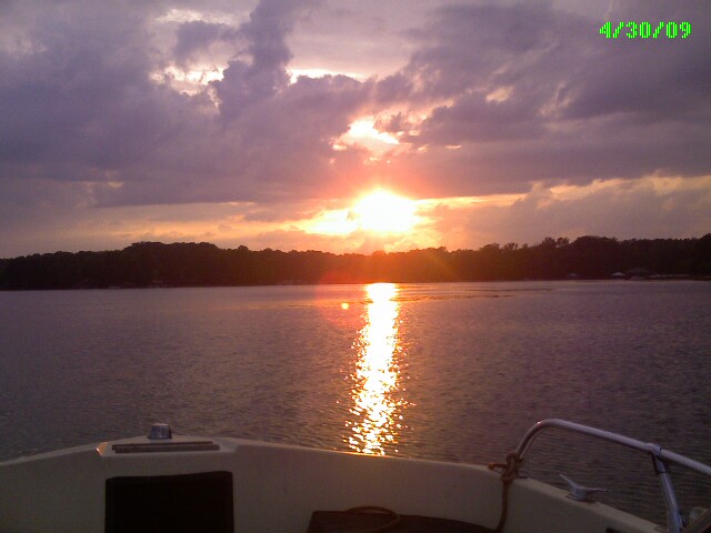 Mooresville, NC: Sunset at Lake Norman
