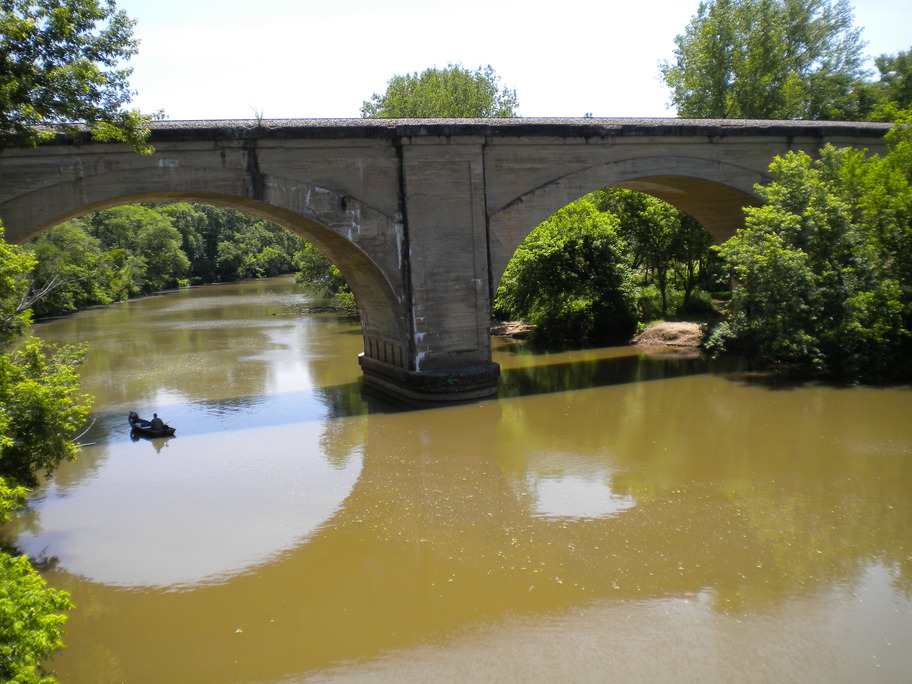 Cramerton, NC: RR bridge over the South Fork river