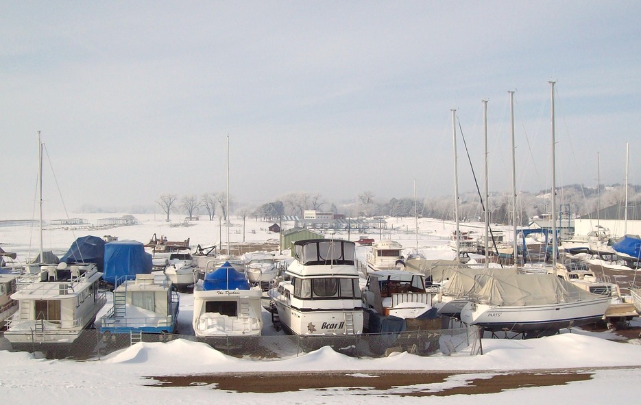 Yankton, SD: Luis & Clark Marina - Winter 2010