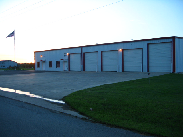 Chelsea, OK: New Chelsea Fire Station viewed from the south 7 am July 18, 2010