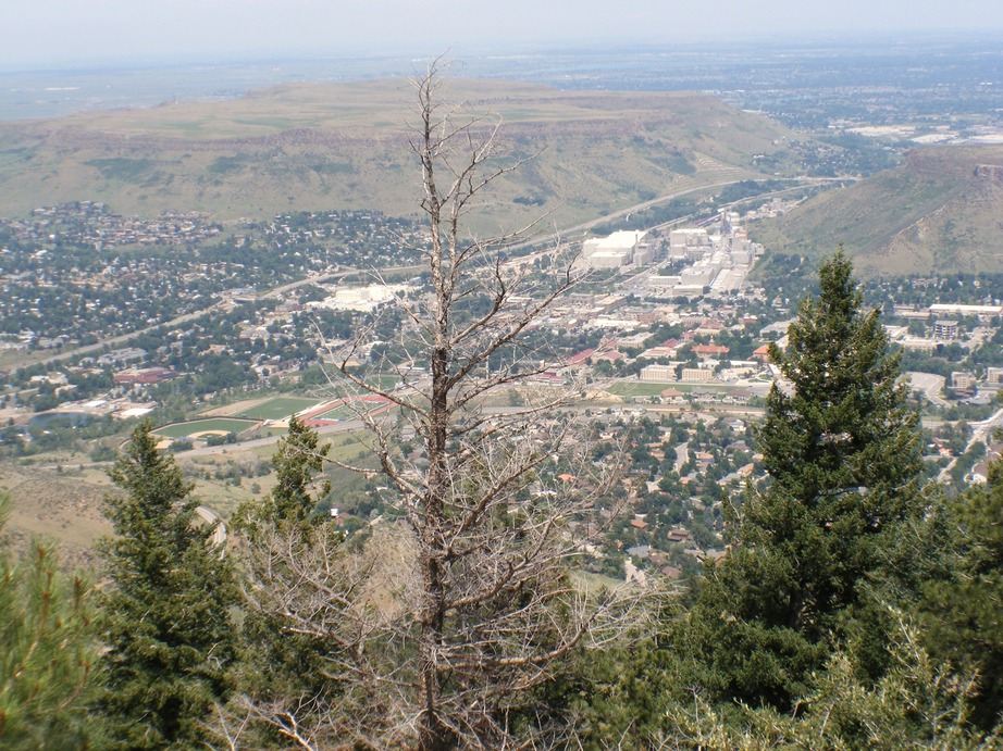 Golden, CO: View from Buffalo Bill Mountain