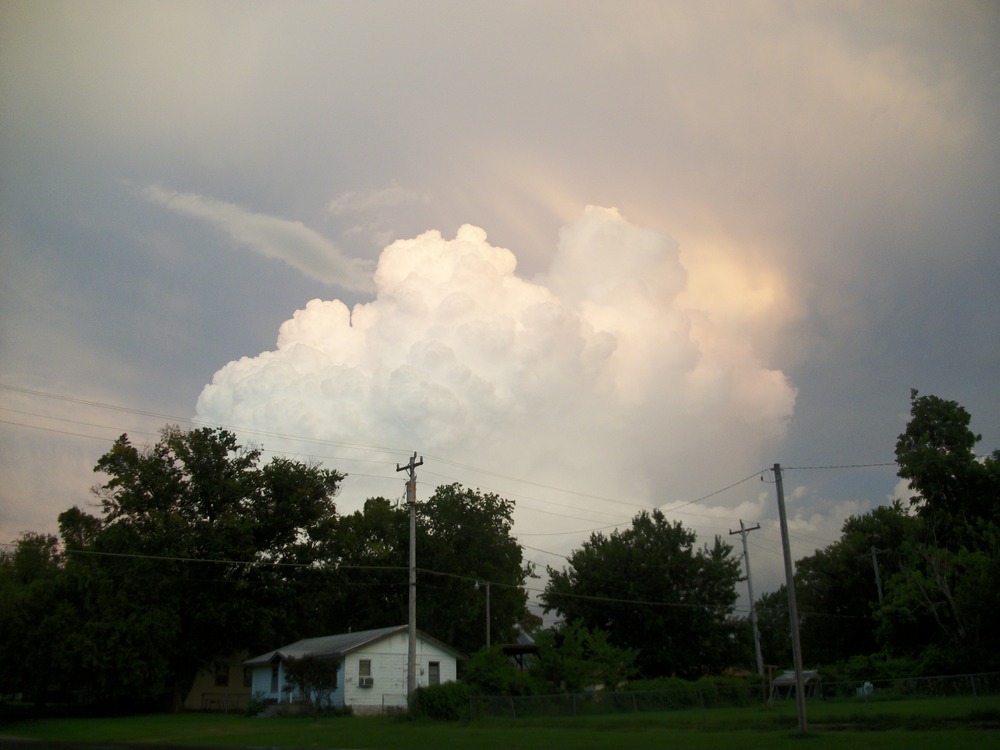 Cleveland, OK: Storm clouds 7-16-10