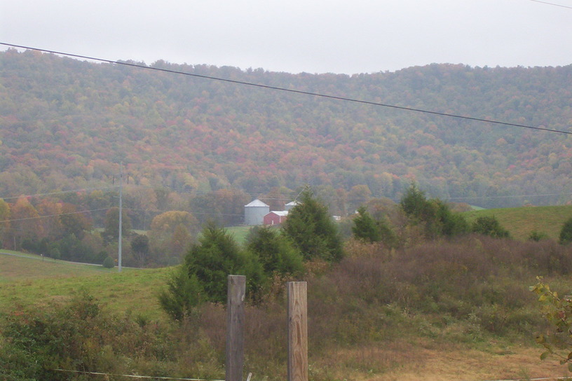 Alpine, TN: Farm in the distance