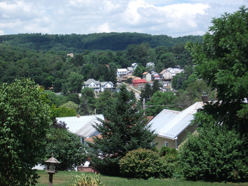 Rockwood, PA: Rockwood, PA as viewed from Black Township