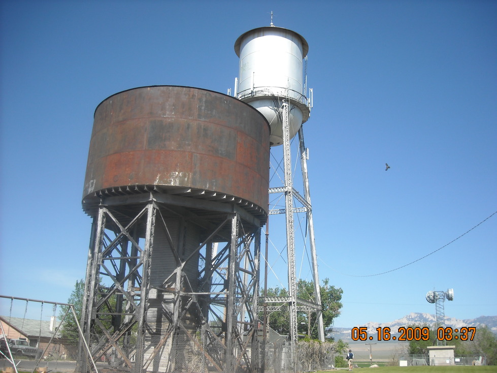 Milford, UT: At the old park ... water towers