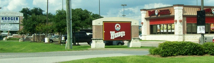 Spring, TX: Wendys in Spring, TX - On Spring Cypress - Across from my office