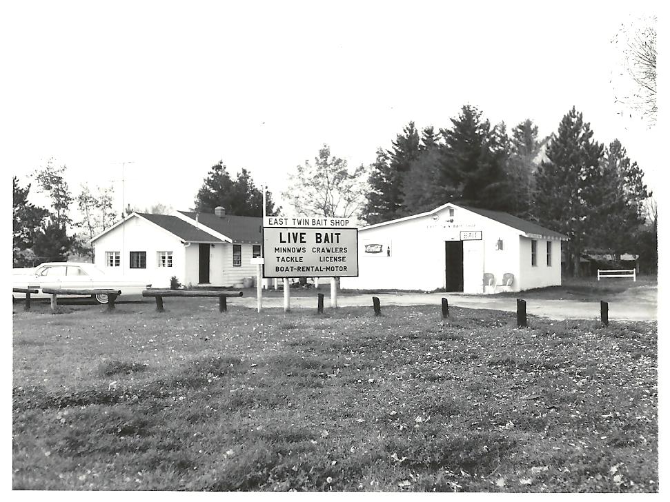 Lewiston, MI: Bait Shop was owned by Louis & Helen Brunskill located on East Twin Lake