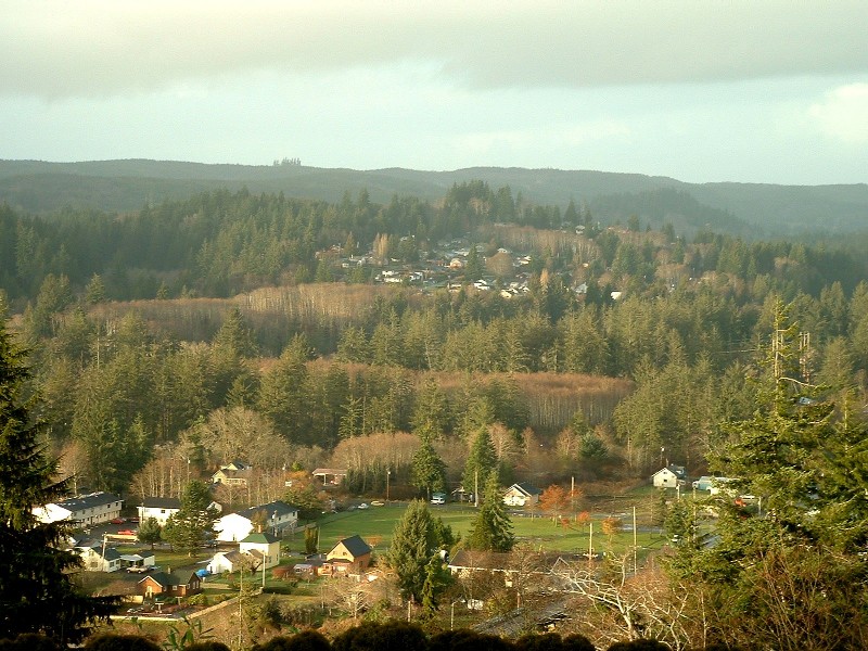 Aberdeen, WA: The Wishkah Valley From Think Of Me Hill