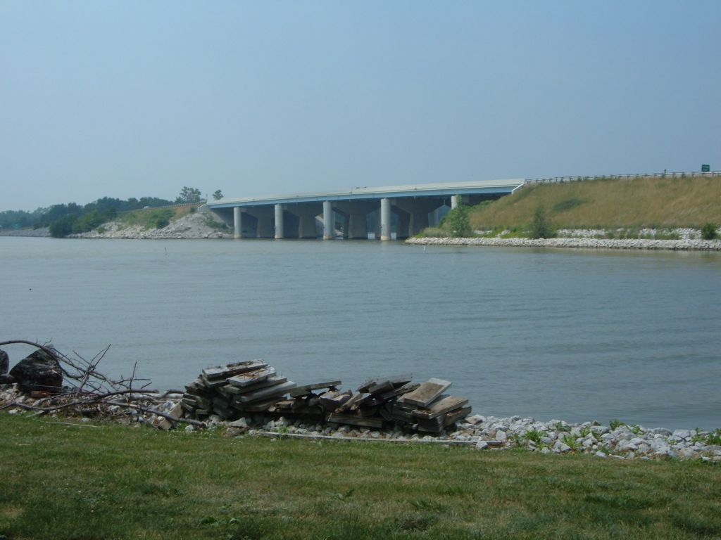 Port Clinton, OH: view of lake erie