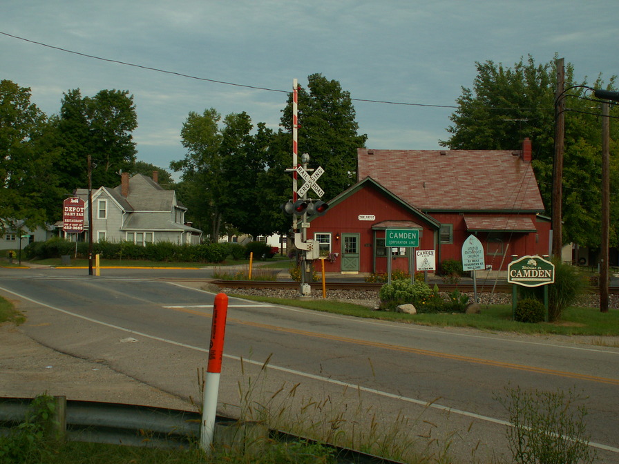 Camden, OH: The Depot. The best place to eat in Camden. Get the Depot Burger Dinner.