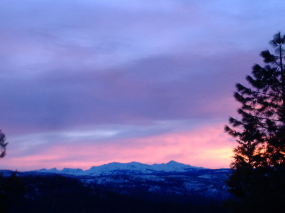 Pollock Pines, CA sunrise over sierra's photo, picture, image (California) at